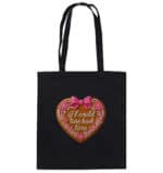 Lebkuchenherz If i could turn back time - Organic Cotton Bag