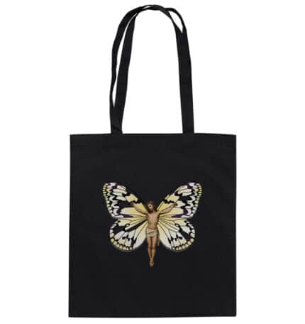 Jesus Butterfly 6 - Organic Cotton Bag
