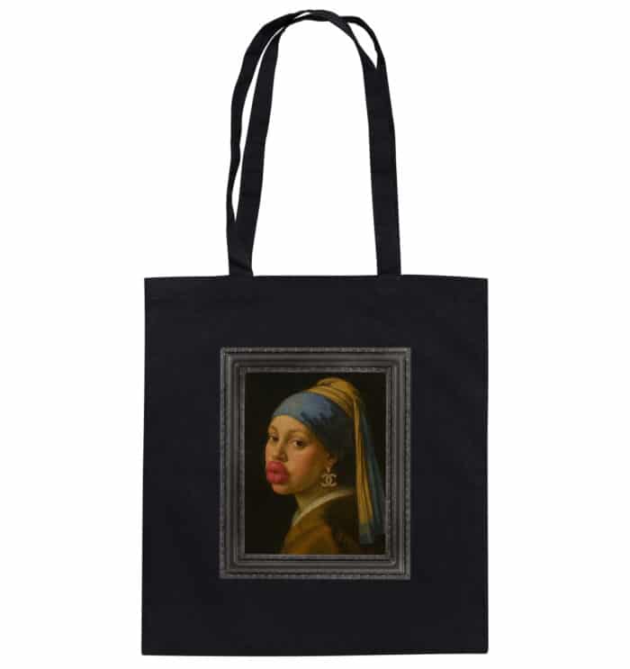 Das Mädchen mit dem Ohrring - Organic Cotton Bag – Bild 1
