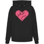 Pens heart - Organic Hoodie