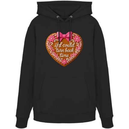 Lebkuchenherz If i could turn back time - Organic Hoodie