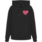 Pens Heart small - Organic Hoodie
