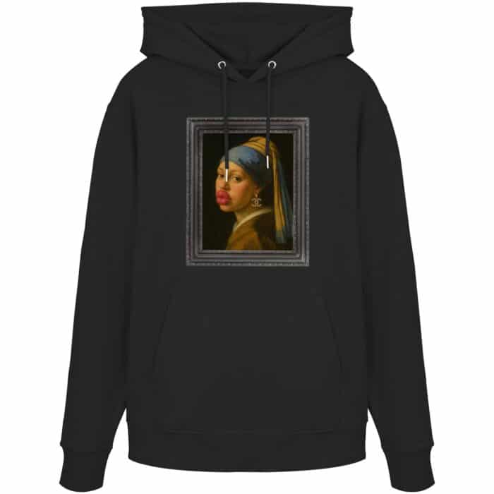 Das Mädchen mit dem Ohrring - Organic Hoodie – Bild 1