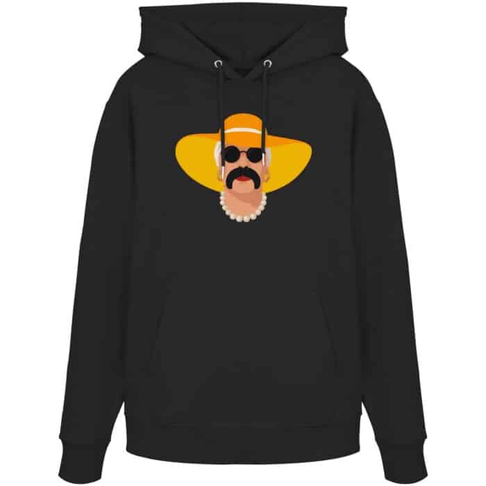Lenny orange full - Organic Hoodie – Bild 1