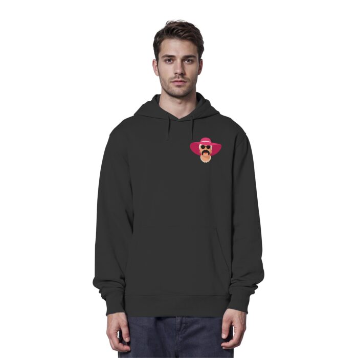 Lenny pink - Organic Hoodie – Bild 2