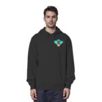 Lenny mint - Organic Hoodie – Bild 2