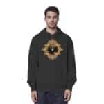 Jesus in Smoking - Organic Hoodie – Bild 2