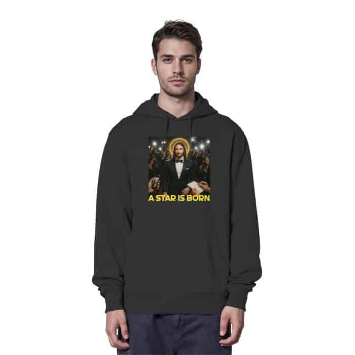 A Star is Born - Organic Hoodie – Bild 2