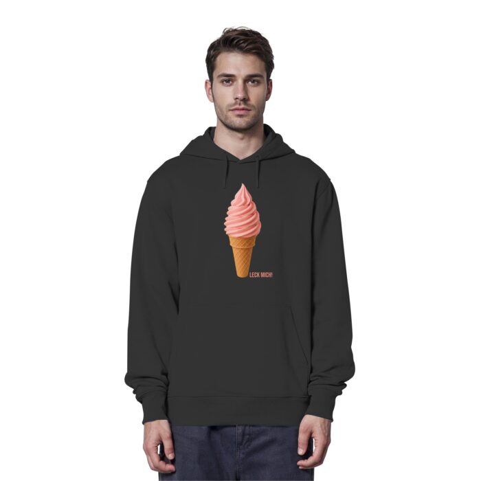 Leck mich - Organic Hoodie – Bild 2