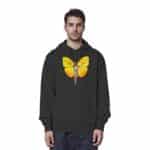 Jesus Butterfly 2 - Organic Hoodie – Bild 2