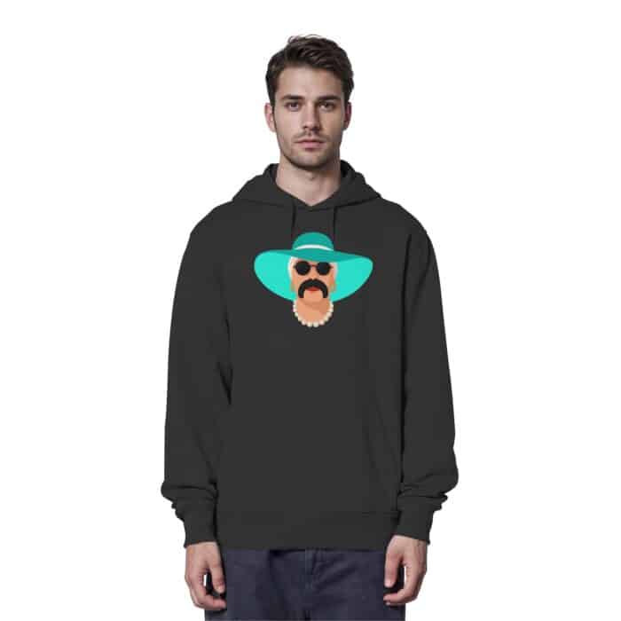 Lenny mint full - Organic Hoodie – Bild 2