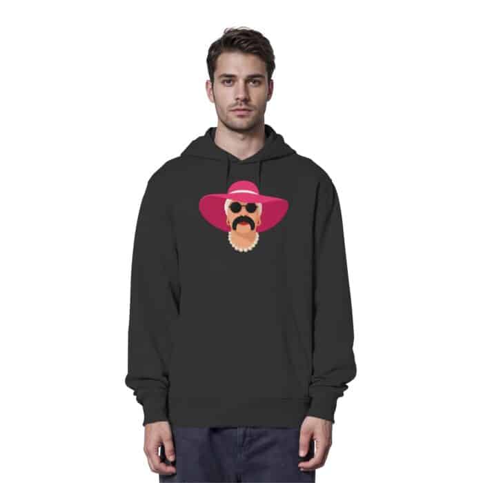 Lenny pink full - Organic Hoodie – Bild 2