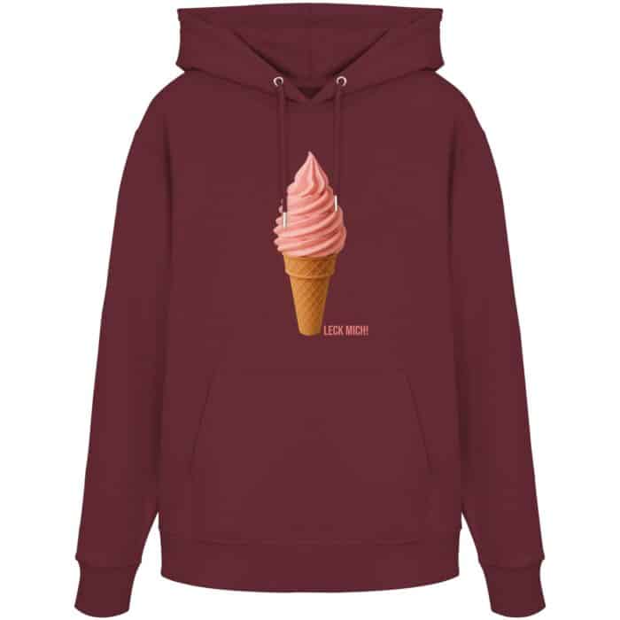 Leck mich - Organic Hoodie – Bild 5