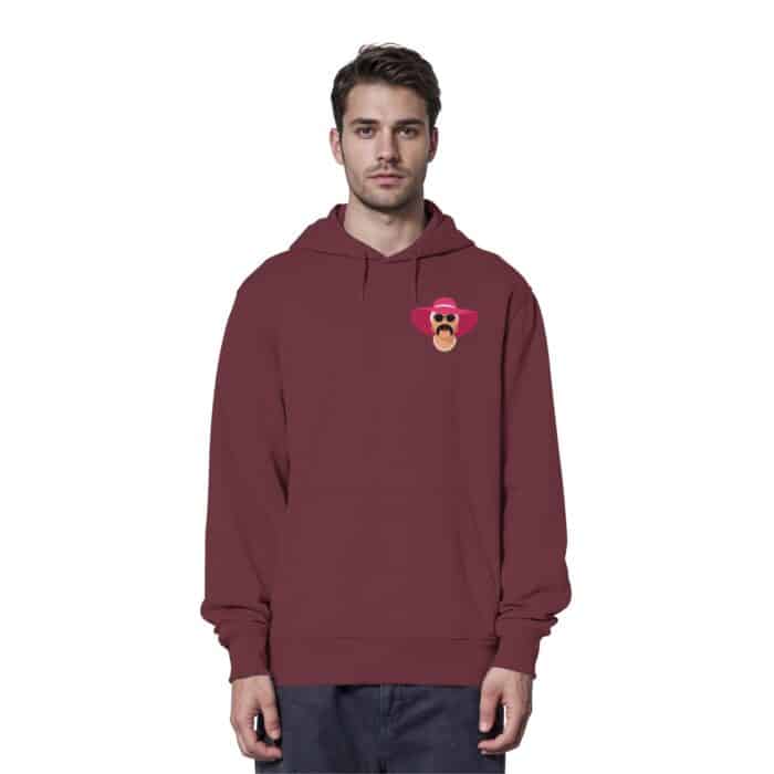 Lenny pink - Organic Hoodie – Bild 7