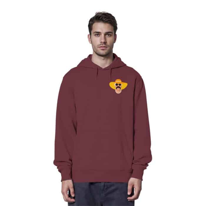 Lenny orange - Organic Hoodie – Bild 7