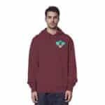 Lenny mint - Organic Hoodie – Bild 7