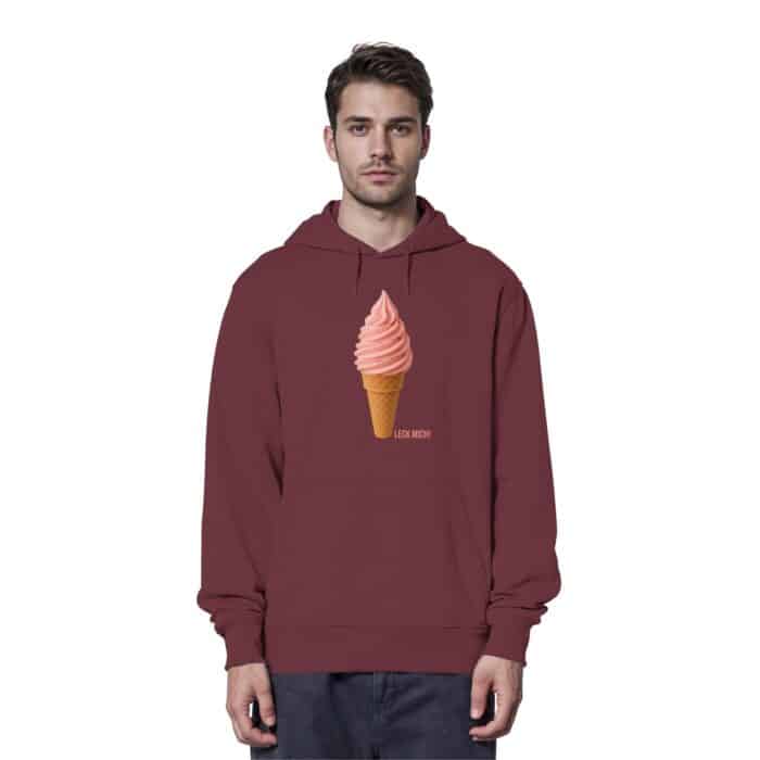 Leck mich - Organic Hoodie – Bild 6