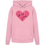 Pens heart - Organic Hoodie – Bild 3