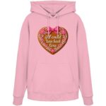 Lebkuchenherz If i could turn back time - Organic Hoodie – Bild 5