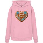 Lebkuchenherz Burschi - Organic Hoodie – Bild 5