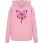 Jesus Butterfly 3 - Organic Hoodie – Bild 5