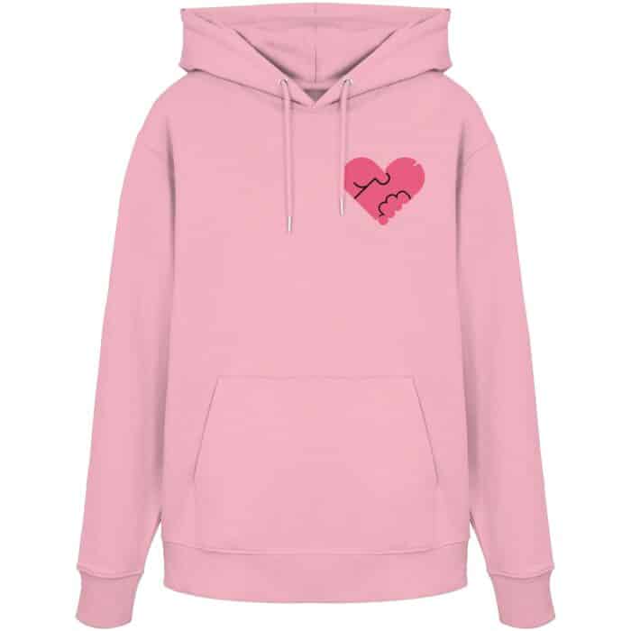 Pens Heart small - Organic Hoodie – Bild 9