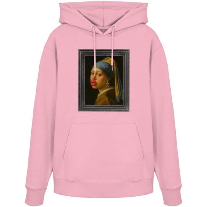 Das Mädchen mit dem Ohrring - Organic Hoodie – Bild 5