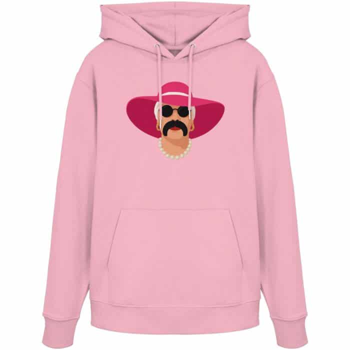 Lenny pink full - Organic Hoodie – Bild 5