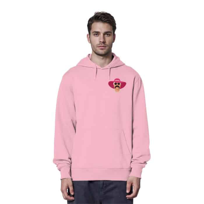 Lenny pink - Organic Hoodie – Bild 10