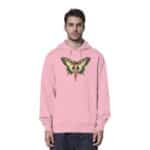 Jesus Butterfly 8 - Organic Hoodie – Bild 6
