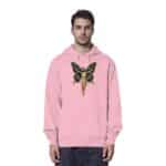 Jesus Butterfly 1 - Organic Hoodie – Bild 6