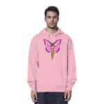 Jesus Butterfly 3 - Organic Hoodie – Bild 6