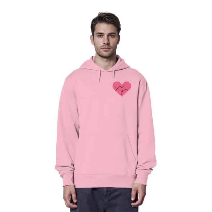 Pens Heart small - Organic Hoodie – Bild 10