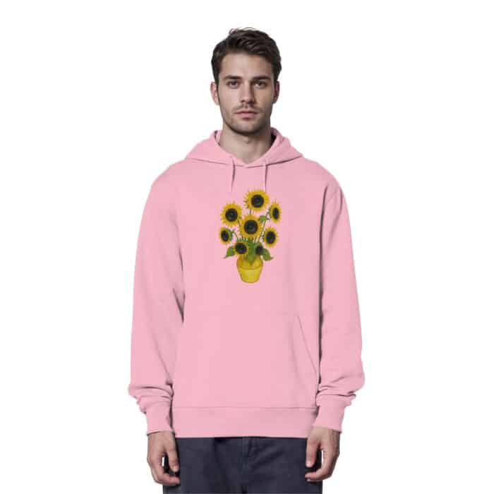 Sonnenblumen - Organic Hoodie – Bild 6