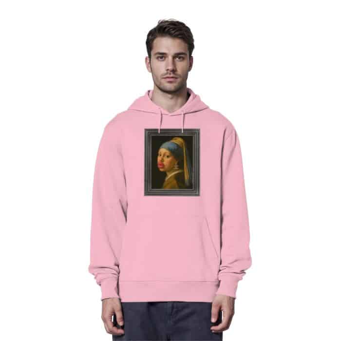 Das Mädchen mit dem Ohrring - Organic Hoodie – Bild 6