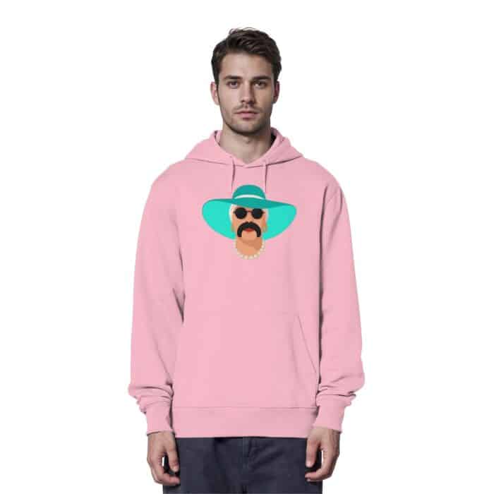 Lenny mint full - Organic Hoodie – Bild 6
