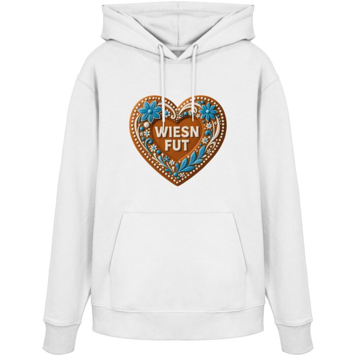 Lebkuchenherz Wiesn Fut - Organic Hoodie – Bild 9