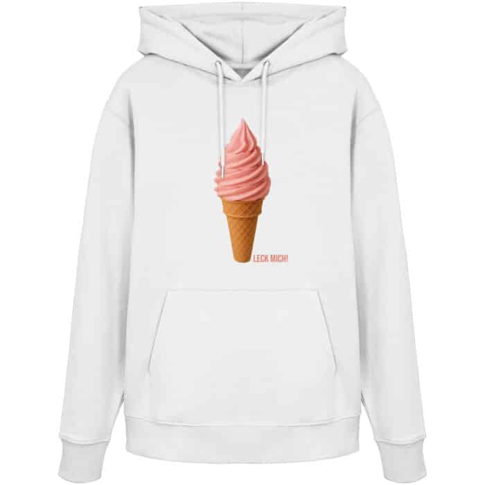 Leck mich - Organic Hoodie – Bild 13