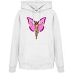 Jesus Butterfly 3 - Organic Hoodie – Bild 9