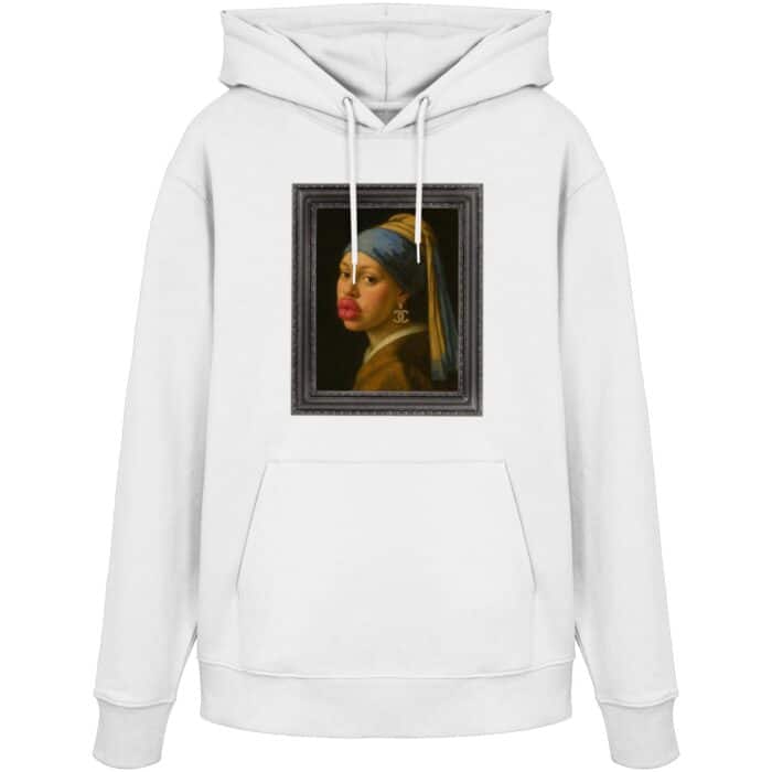 Das Mädchen mit dem Ohrring - Organic Hoodie – Bild 9
