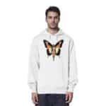 Jesus Butterfly 7 - Organic Hoodie – Bild 10