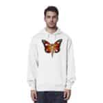 Jesus Butterfly 10 - Organic Hoodie – Bild 10