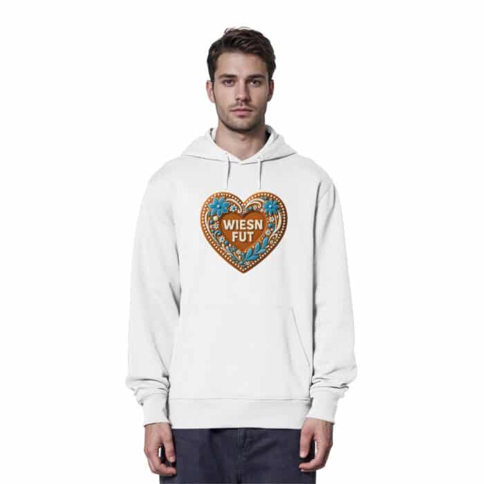 Lebkuchenherz Wiesn Fut - Organic Hoodie – Bild 10
