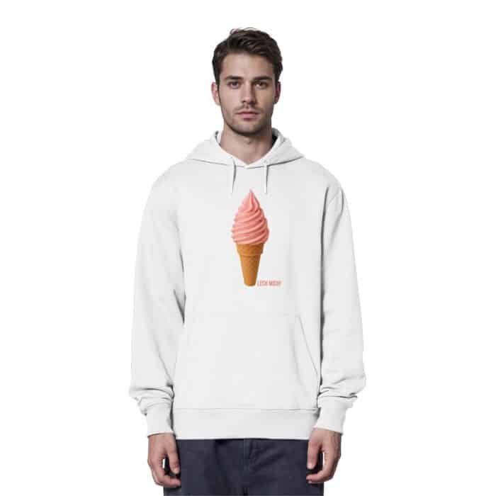 Leck mich - Organic Hoodie – Bild 14