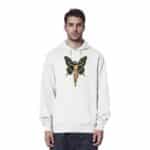 Jesus Butterfly 1 - Organic Hoodie – Bild 10