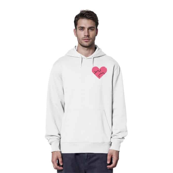 Pens Heart small - Organic Hoodie – Bild 13
