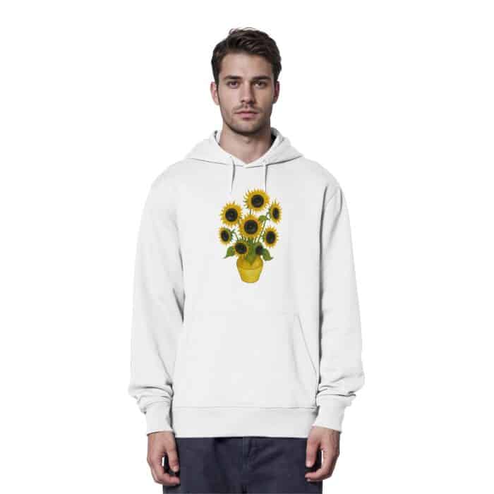 Sonnenblumen - Organic Hoodie – Bild 10