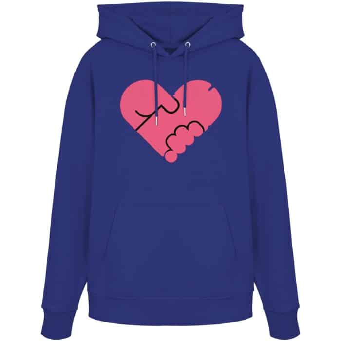 Pens heart - Organic Hoodie – Bild 7