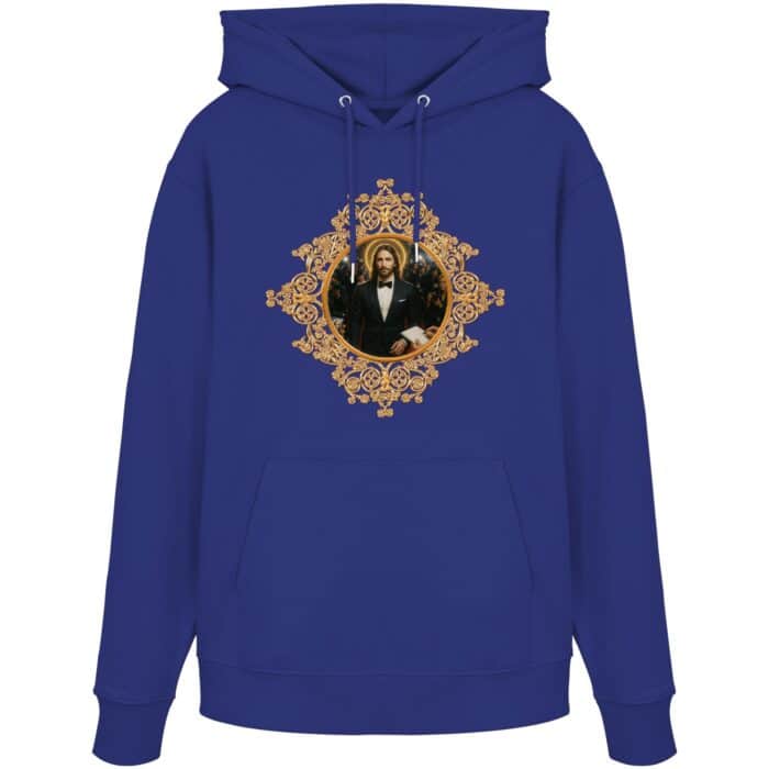 Jesus in Smoking - Organic Hoodie – Bild 13