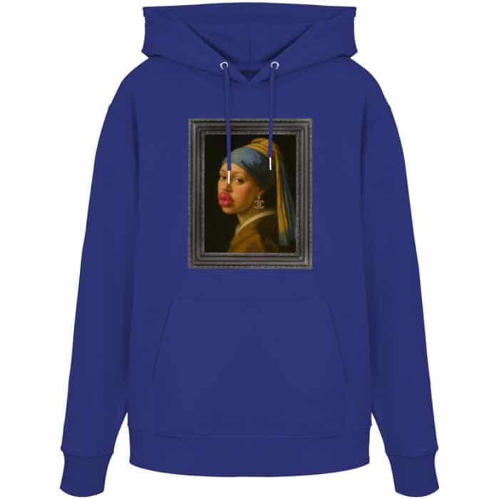 Das Mädchen mit dem Ohrring - Organic Hoodie – Bild 13
